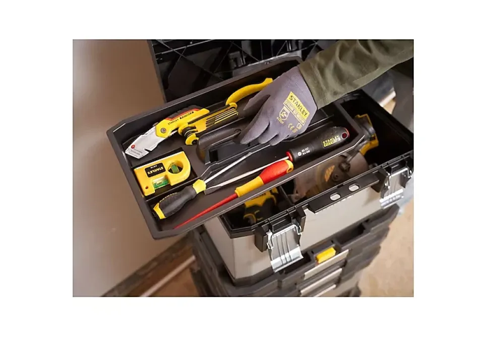 Stanley Servante d'atelier 63L bi-matière sur roulettes FatMax
