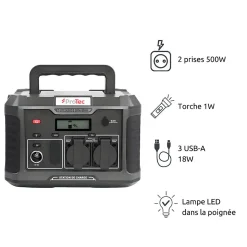 Station d'énergie portable Advance 650