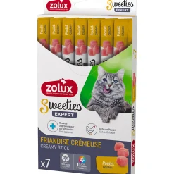 Sticks crème de poulet 7 par 14 g pour chat