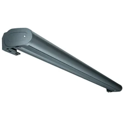 Store banne Coffre intégral PROTECT 2 LED Gris Anthracite 6x3,5m Motorisé à télécommande + Eclairage LED - Toile Grise Anthracite