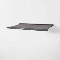 Store banne coffre intégral gris clair 4,8 X 3 m