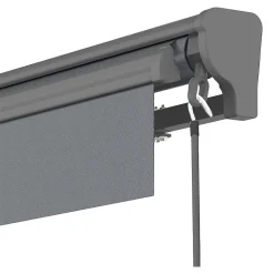 Store banne manuel gris 3x2.5 m avec semi coffre Jagua Klikstrom