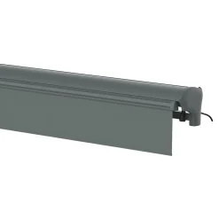 Store banne motorisé avec semi coffre gris 4x3 m Jagua Klikstrom