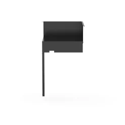 Support d'angle fermé en acier noir pour cuisine extérieure Forge Adour