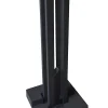 Support de fixation en acier anthracite pour poteau universel de clôture Neva Klikstrom, H.40cm, Base 15 x15cm