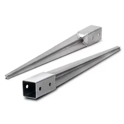 Support de poteau à enfoncer Domax PSG pour poteaux bois 120 x 120 x 900 mm