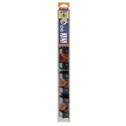 Support de rangement accro-range L. 50,5 cm, gris foncé