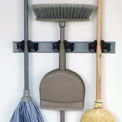 Support de rangement accro-range L. 50,5 cm, gris foncé