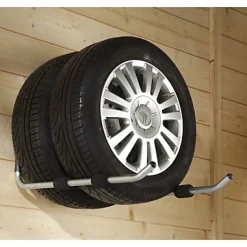 Support de rangement équerre double gainé Mottez L. 30 cm acier
