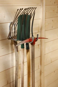 Support de rangement équerre double Mottez L. 35 cm acier