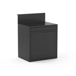 Support desserte acier noir pour cuisine extérieure Forge Adour