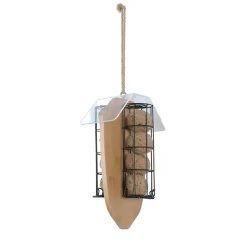 Support pour 8 boules de graisse Bamboo pour oiseaux