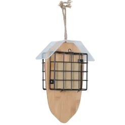 Support pour 2 pains de graisse Bamboo pour oiseaux
