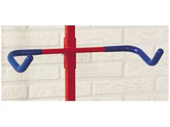 Support pour 2 vélos télescopique Mottez H. 200 cm à 275 cm rouge