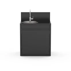 Support évier en acier noir pour cuisine extérieure Forge Adour