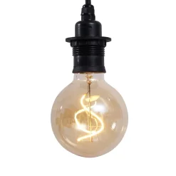 Suspension d'extérieur noire IP44 - Cava
