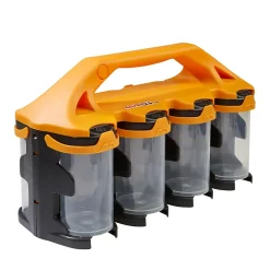 Système de support pour casiers QuestSystem en plastique avec 8 compartiments