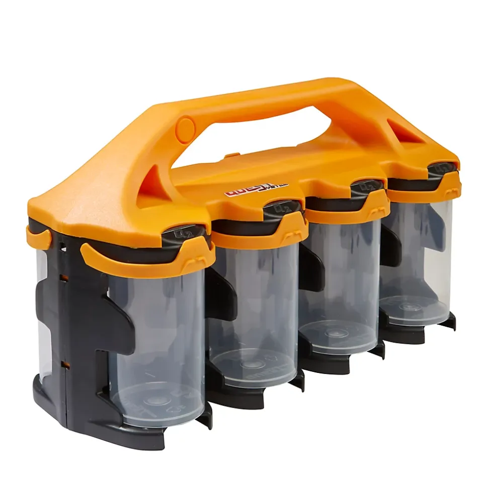 Système de support pour casiers QuestSystem en plastique avec 8 compartiments
