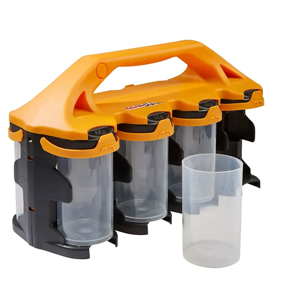 Système de support pour casiers QuestSystem en plastique avec 8 compartiments
