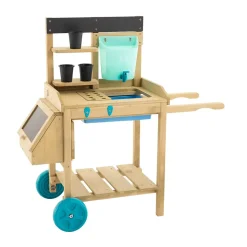 Table à rempoter mobile en bois
