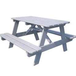 Table bois enfant avec insert parasol PICNIC