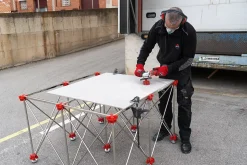 Table de travail rétractable 300 x 120 cm Rubi