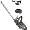 Taille-haie sans fil avec batterie 18 V - longueur de la lame 50 cm - écartement des dents 20 mm - Gardena ComfortCut 50/18V P4A