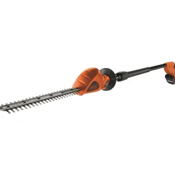 Taille-haie sur perche sans fil avec batterie 18 V - longueur de la lame 43 cm - écartement des dents 22 mm - Black+Decker GTC1843L20-QW