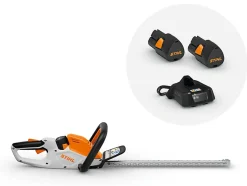 Taille-haies sans fil sur batterie - longueur de la lame 50 cm - écartement des dents 24 mm - Stihl HSA 40 (avec 2 batteries AS2 et 1 chargeur AL1)