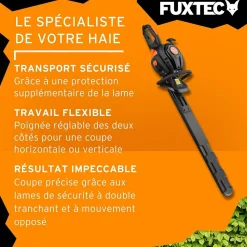 Taille-haies thermique professionnel - FUXTEC FX-MHP126 - 25,4cm3 lame 80cm
