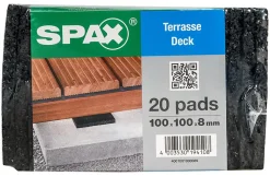 Tampon protecteur pour terrasse Spax H.8mm x P.20mm