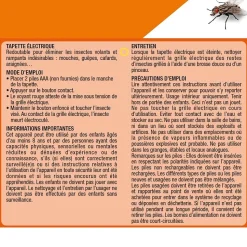 Tapette électrique volants et rampants ACTO