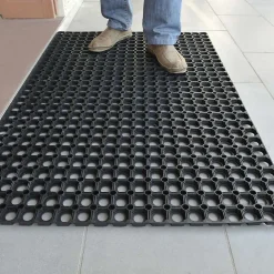 Tapis caillebotis caoutchouc épaisseur 17mm 80x120cm - IDS - M10