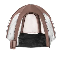 Tente dôme abri de piscine et spa - 3.4m x 3.9m H2.2m