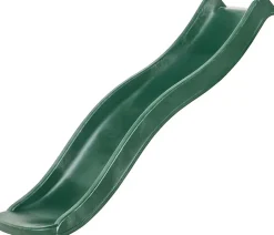 Toboggan à Eau en Vert, 175 cm, Toboggan pour Hauteur de Estrade 90 cm