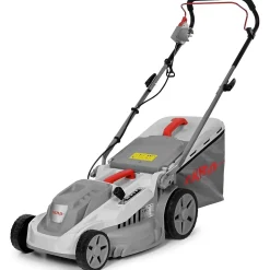 Tondeuse électrique 1600W 2en1 Tonte & Ramassage Pelouse Largeur de coupe 38cm, 5 Hauteurs de coupe, Tondeuse gazon Bac 42L IKRA