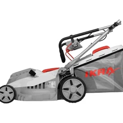 Tondeuse électrique 1600W 2en1 Tonte & Ramassage Pelouse Largeur de coupe 38cm, 5 Hauteurs de coupe, Tondeuse gazon Bac 42L IKRA