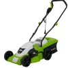 Tondeuse électrique 1400W Moteur induction Coupe 34 cm - Hauteur de coupe 25-60 mm - Bac 35L VITO