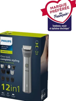 Tondeuse multifonction Philips MG5940 12 accessoires Acier inoxydable 0,5 16 mm 120 min