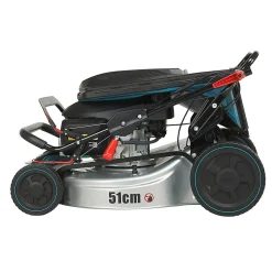 Tondeuse thermique 167 cm³ - largeur de coupe 51 cm - hauteur de coupe 25 à 75 mm - bac 65 L - Erbauer ELMP170SP51