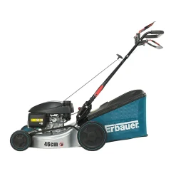 Tondeuse thermique 145 cm³ - largeur de coupe 46 cm - hauteur de coupe 25 à 75 mm - bac 65 L Erbauer ELMP145SP46
