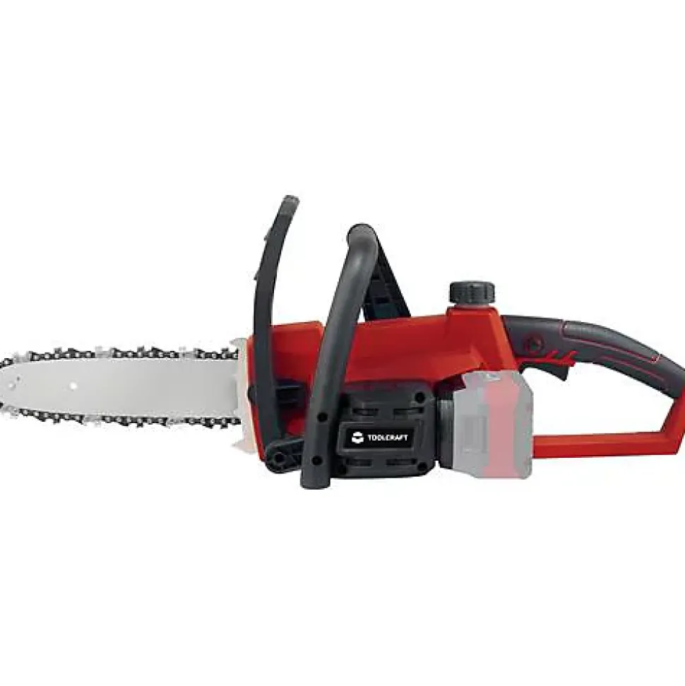 TOOLCRAFT Tronçonneuse sans fil sans batterie, longueur de lame 254 mm, poignée ergonomique