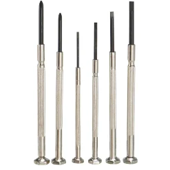 Tournevis de précisions - 6 pièces, en coffret