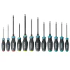 Tournevis Erbauer pointes sablées, 12 pièces