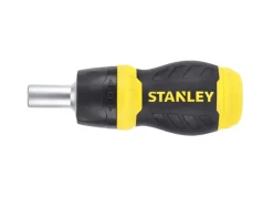 Tournevis porte-embout boule bi-matière Stanley + 5 embouts