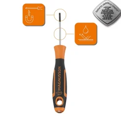 Tournevis tête plate 2,5 mm Magnusson bout magnétique lame longueur 50 mm