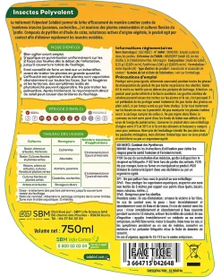 Traitement insectes polyvalent Solabiol 750ml