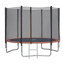 Trampoline Diamètre 2,44 m avec filet de sécurité et échelle