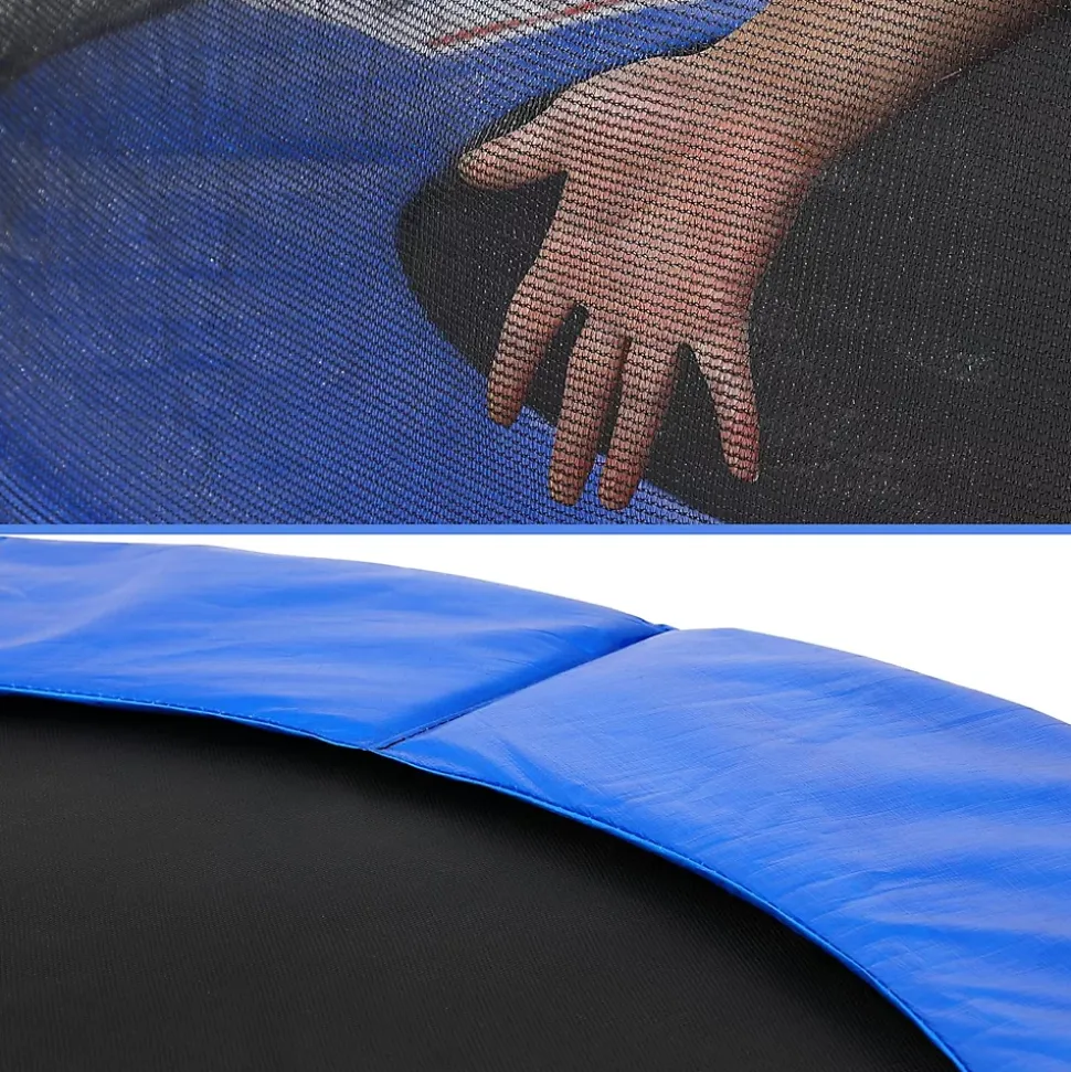 Trampoline Set Complet Filet de sécurité Échelle Protection des Bords Trampoline extérieur Enfants 244cm