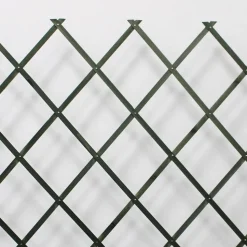 Treillis Bois Vert 100% Bois Pin 0,5X1,5M Gardien Des Plantes Résistant Decoration Jardin